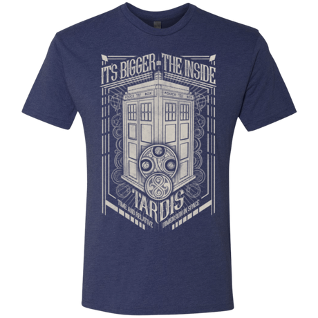 T-Shirts Vintage Navy / Small The Vintage Series - It's Bigger on The Inside Men's Triblend T-Shirt