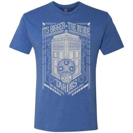 T-Shirts Vintage Royal / Small The Vintage Series - It's Bigger on The Inside Men's Triblend T-Shirt