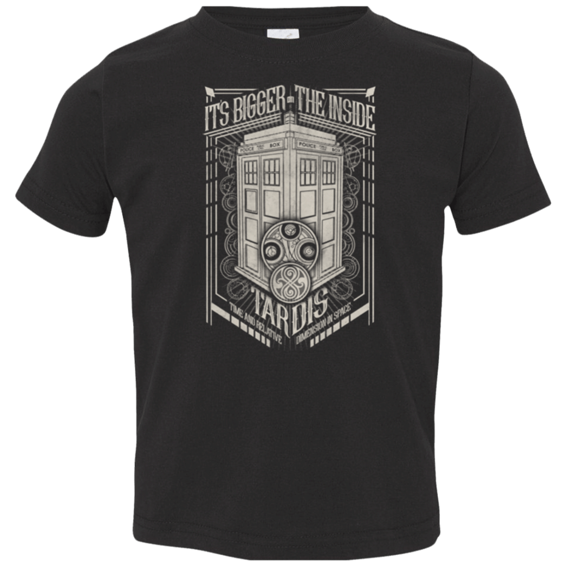 T-Shirts Black / 2T The Vintage Series - It's Bigger on The Inside Toddler Premium T-Shirt