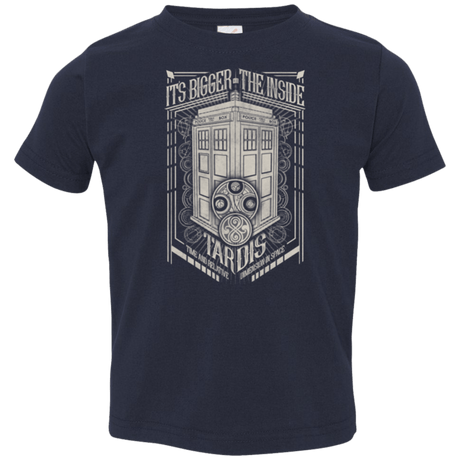 T-Shirts Navy / 2T The Vintage Series - It's Bigger on The Inside Toddler Premium T-Shirt