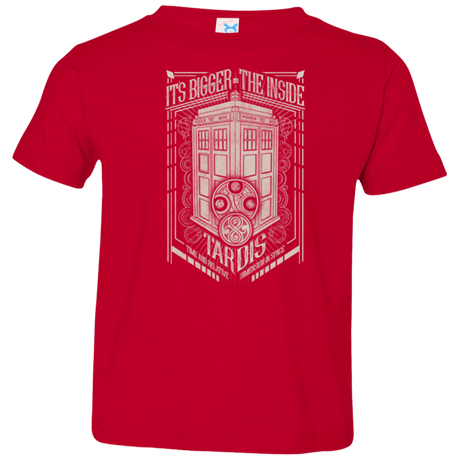 T-Shirts Red / 2T The Vintage Series - It's Bigger on The Inside Toddler Premium T-Shirt