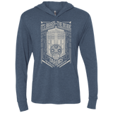 T-Shirts Indigo / X-Small The Vintage Series - It's Bigger on The Inside Triblend Long Sleeve Hoodie Tee