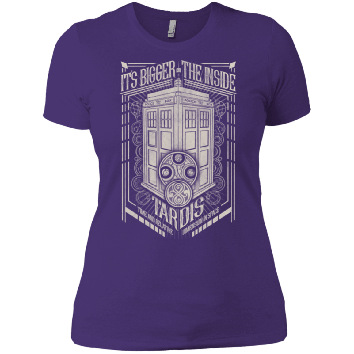 T-Shirts Purple / X-Small The Vintage Series - It's Bigger on The Inside Women's Premium T-Shirt