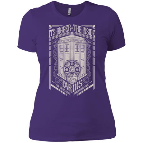 T-Shirts Purple / X-Small The Vintage Series - It's Bigger on The Inside Women's Premium T-Shirt