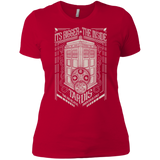 T-Shirts Red / X-Small The Vintage Series - It's Bigger on The Inside Women's Premium T-Shirt