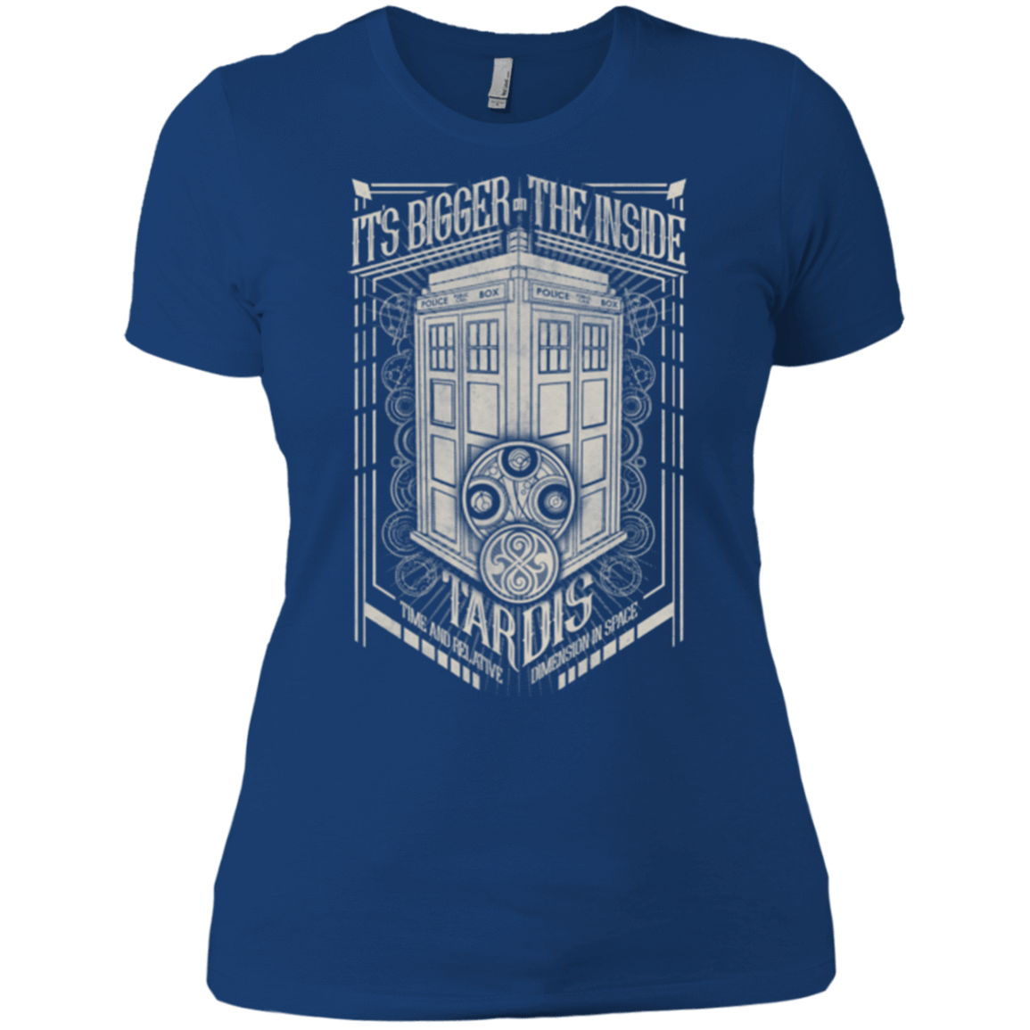 T-Shirts Royal / X-Small The Vintage Series - It's Bigger on The Inside Women's Premium T-Shirt