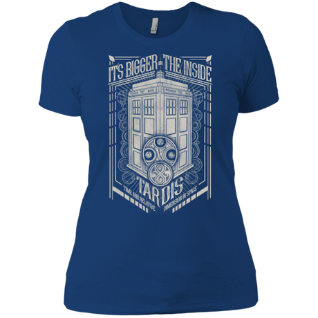 T-Shirts Royal / X-Small The Vintage Series - It's Bigger on The Inside Women's Premium T-Shirt