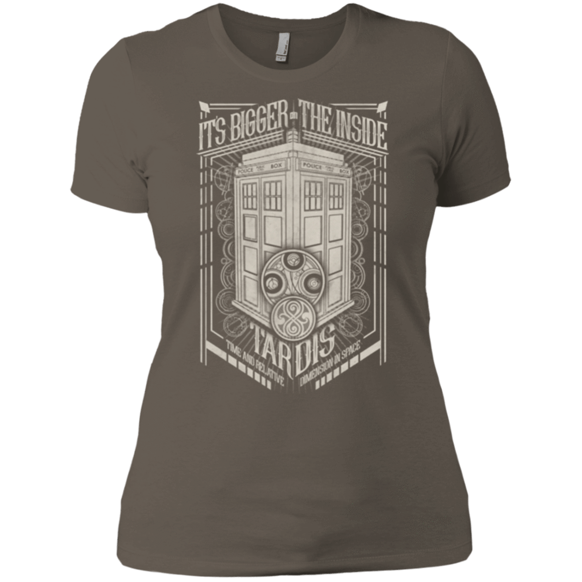 T-Shirts Warm Grey / X-Small The Vintage Series - It's Bigger on The Inside Women's Premium T-Shirt