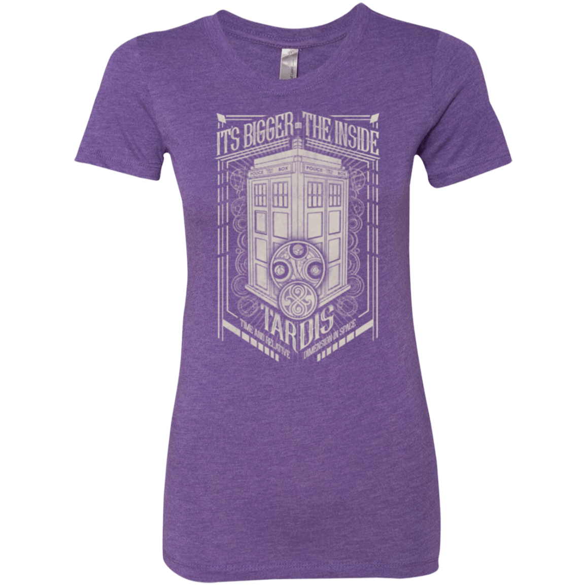 T-Shirts Purple Rush / Small The Vintage Series - It's Bigger on The Inside Women's Triblend T-Shirt