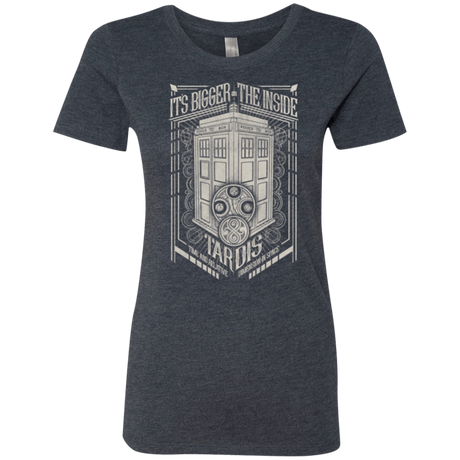 T-Shirts Vintage Navy / Small The Vintage Series - It's Bigger on The Inside Women's Triblend T-Shirt