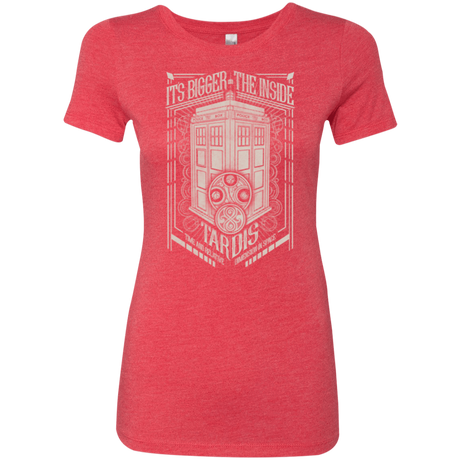 T-Shirts Vintage Red / Small The Vintage Series - It's Bigger on The Inside Women's Triblend T-Shirt