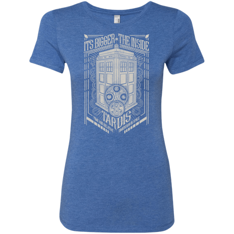 T-Shirts Vintage Royal / Small The Vintage Series - It's Bigger on The Inside Women's Triblend T-Shirt