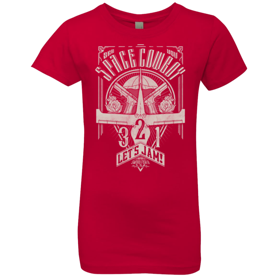 T-Shirts Red / YXS The Vintage Series - Space Cowboy Girls Premium T-Shirt