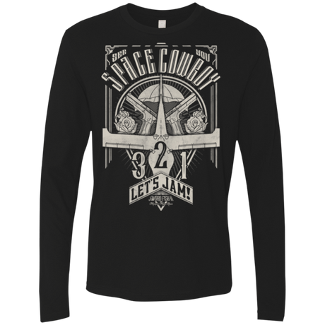 T-Shirts Black / Small The Vintage Series - Space Cowboy Men's Premium Long Sleeve