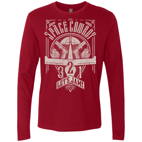 T-Shirts Cardinal / Small The Vintage Series - Space Cowboy Men's Premium Long Sleeve