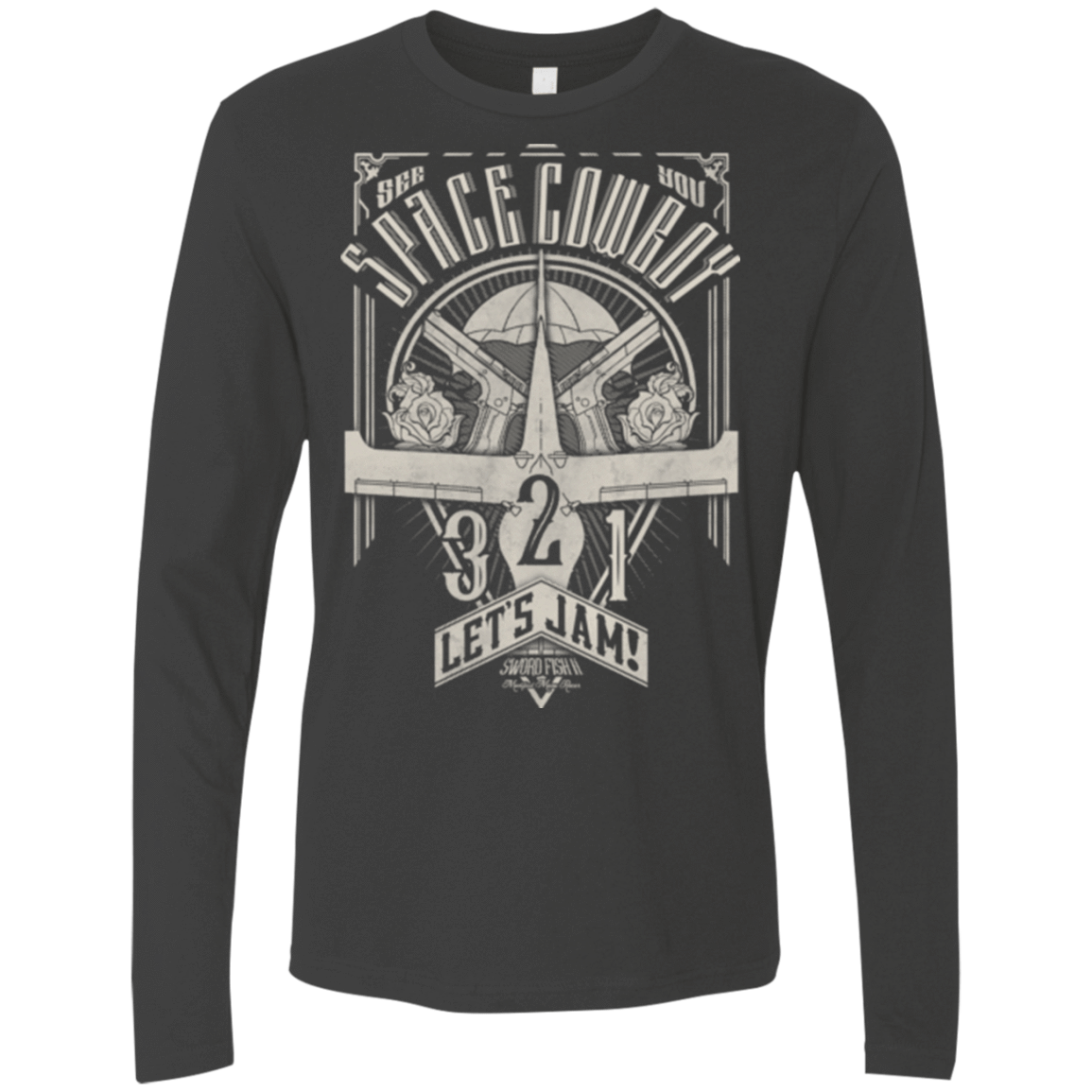 T-Shirts Heavy Metal / Small The Vintage Series - Space Cowboy Men's Premium Long Sleeve