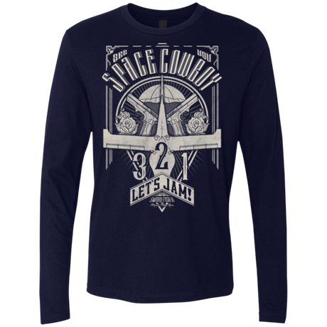 T-Shirts Midnight Navy / Small The Vintage Series - Space Cowboy Men's Premium Long Sleeve