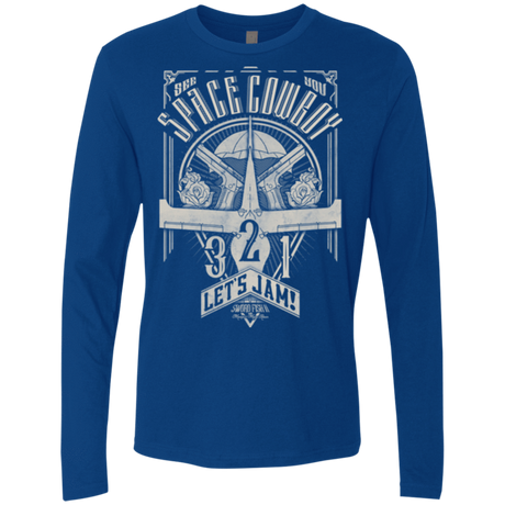 T-Shirts Royal / Small The Vintage Series - Space Cowboy Men's Premium Long Sleeve
