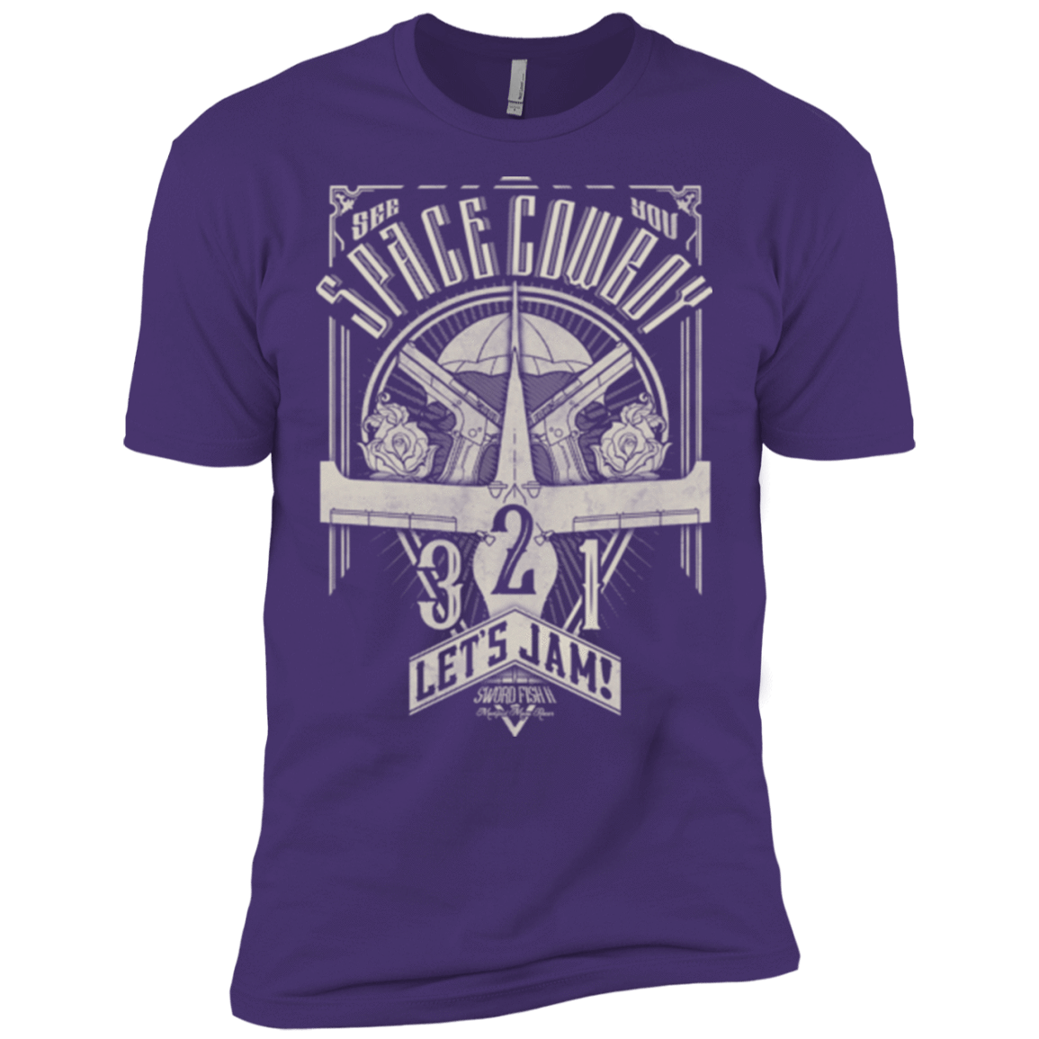 T-Shirts Purple / X-Small The Vintage Series - Space Cowboy Men's Premium T-Shirt