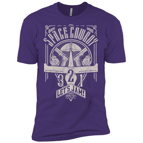T-Shirts Purple / X-Small The Vintage Series - Space Cowboy Men's Premium T-Shirt