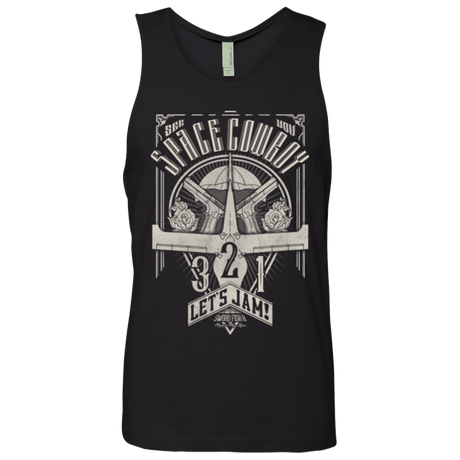 T-Shirts Black / Small The Vintage Series - Space Cowboy Men's Premium Tank Top