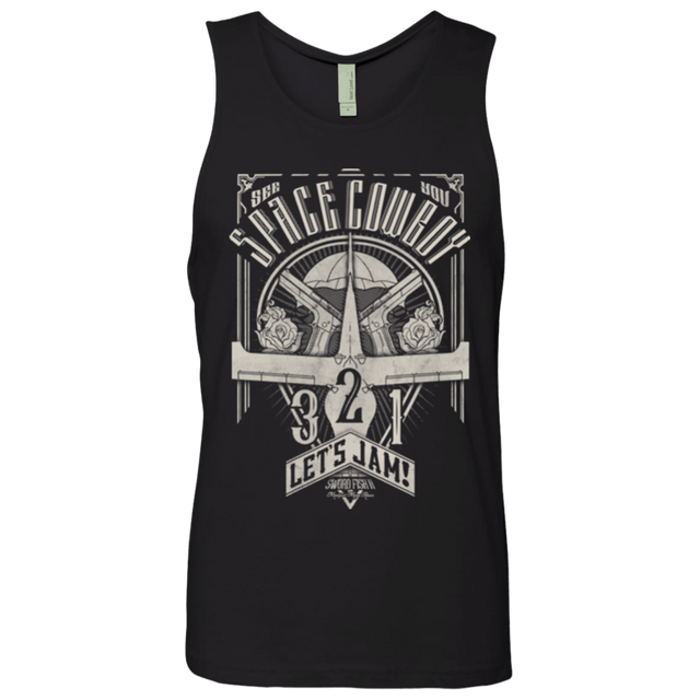 T-Shirts Black / Small The Vintage Series - Space Cowboy Men's Premium Tank Top