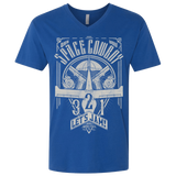 T-Shirts Royal / X-Small The Vintage Series - Space Cowboy Men's Premium V-Neck