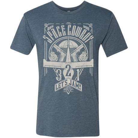 T-Shirts Indigo / Small The Vintage Series - Space Cowboy Men's Triblend T-Shirt