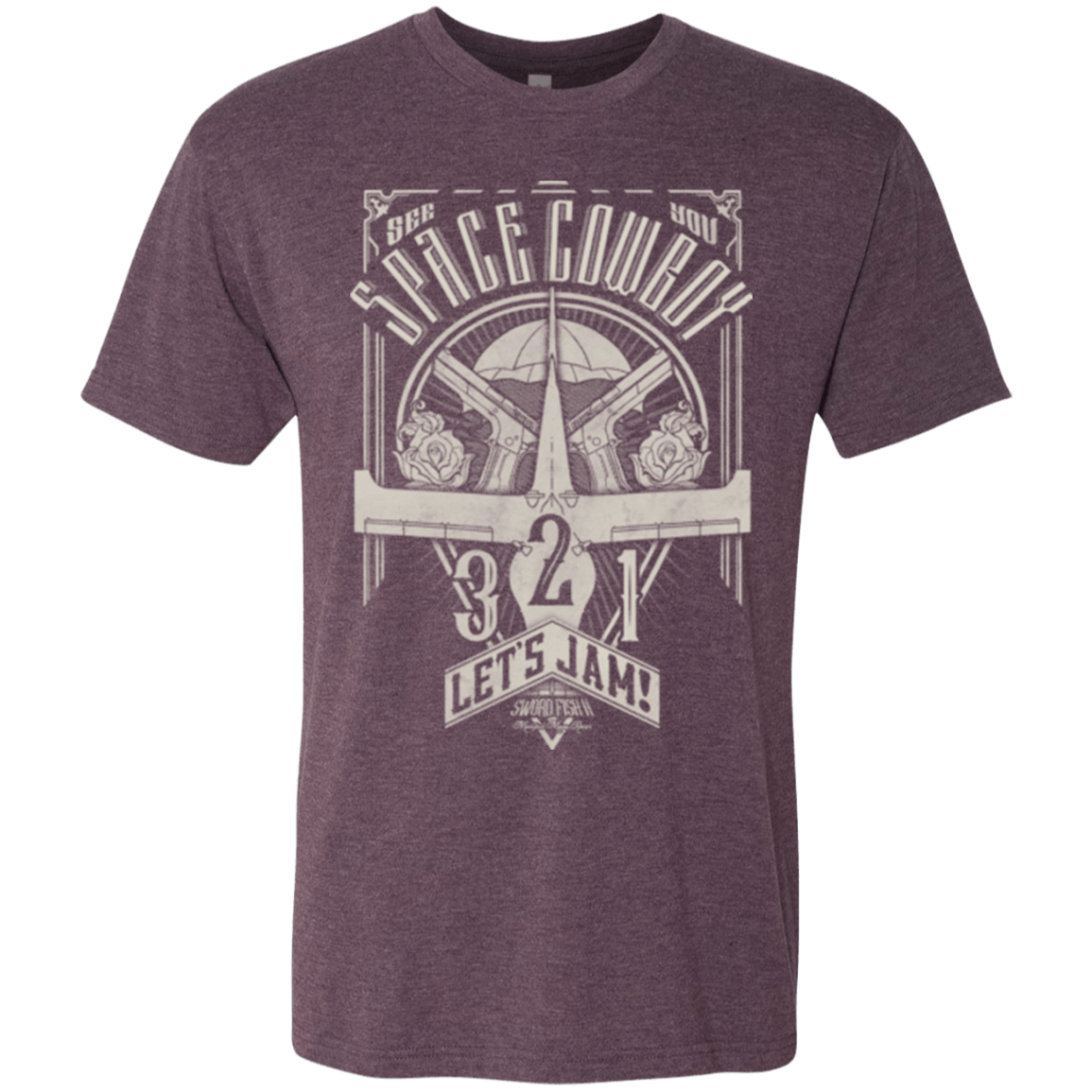 T-Shirts Vintage Purple / Small The Vintage Series - Space Cowboy Men's Triblend T-Shirt