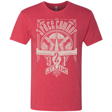 T-Shirts Vintage Red / Small The Vintage Series - Space Cowboy Men's Triblend T-Shirt
