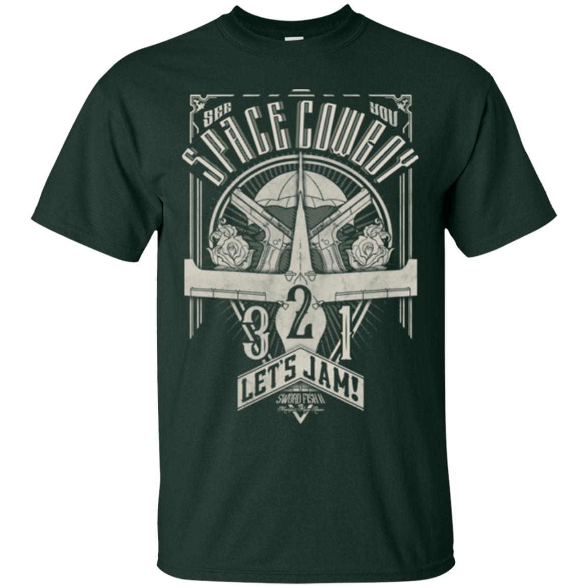 T-Shirts Forest Green / Small The Vintage Series - Space Cowboy T-Shirt