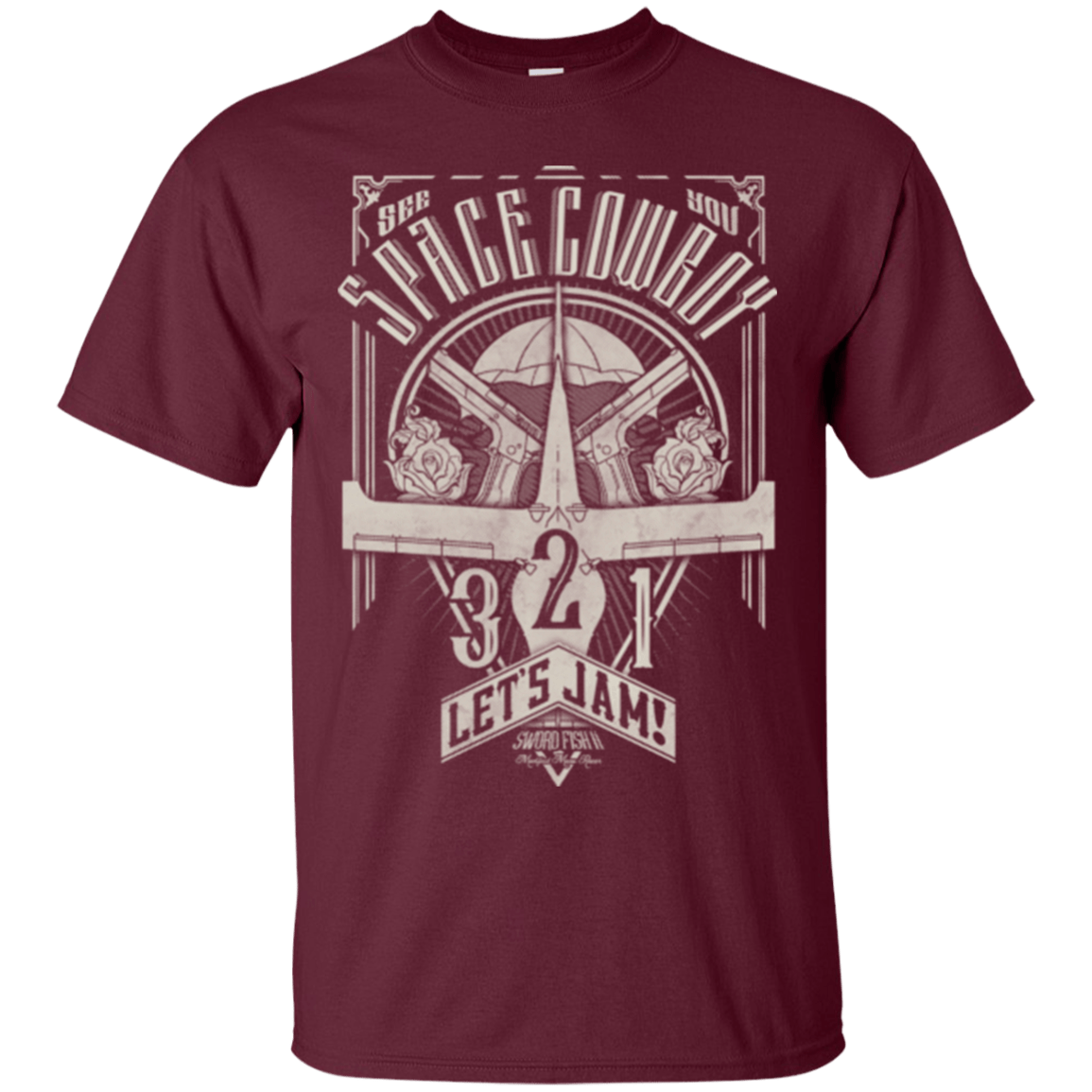 T-Shirts Maroon / Small The Vintage Series - Space Cowboy T-Shirt