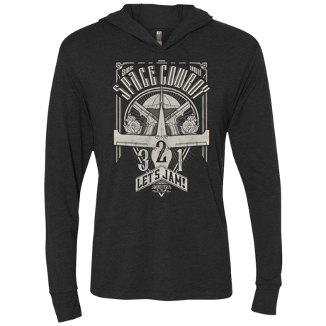 T-Shirts Vintage Black / X-Small The Vintage Series - Space Cowboy Triblend Long Sleeve Hoodie Tee