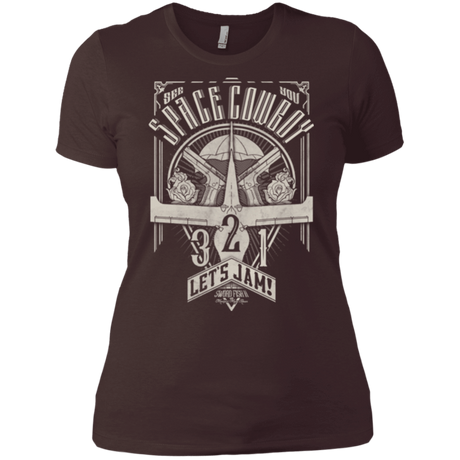 T-Shirts Dark Chocolate / X-Small The Vintage Series - Space Cowboy Women's Premium T-Shirt