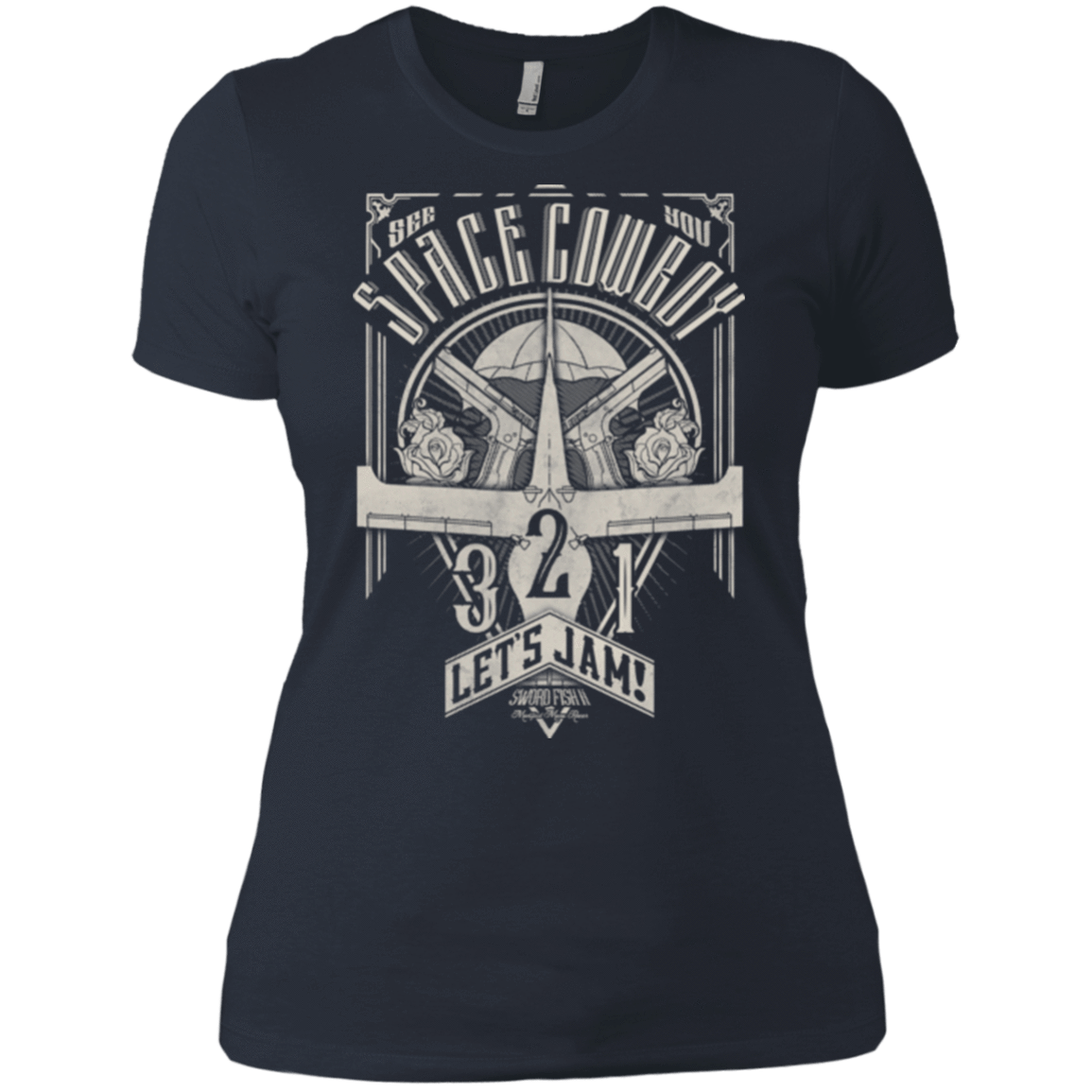 T-Shirts Indigo / X-Small The Vintage Series - Space Cowboy Women's Premium T-Shirt