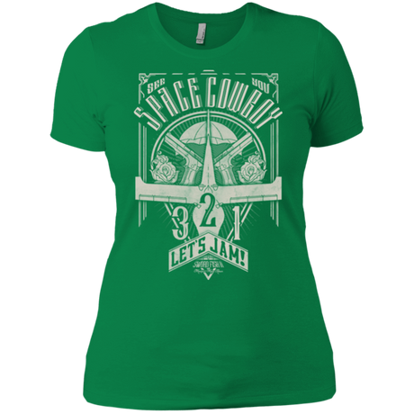 T-Shirts Kelly Green / X-Small The Vintage Series - Space Cowboy Women's Premium T-Shirt