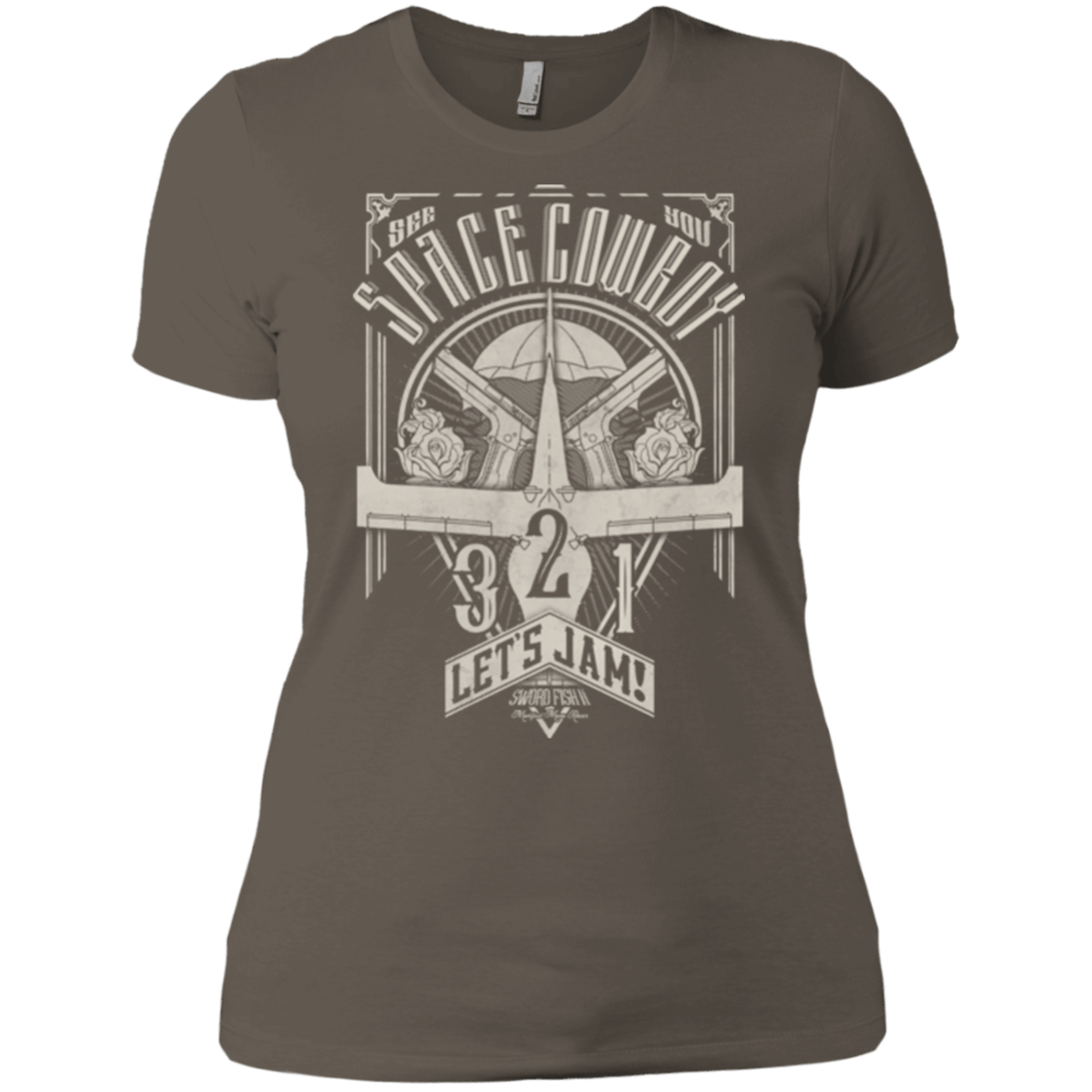 T-Shirts Warm Grey / X-Small The Vintage Series - Space Cowboy Women's Premium T-Shirt