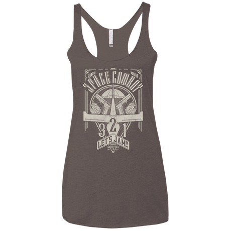 T-Shirts Macchiato / X-Small The Vintage Series - Space Cowboy Women's Triblend Racerback Tank