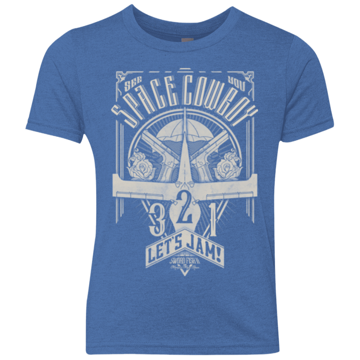 T-Shirts Vintage Royal / YXS The Vintage Series - Space Cowboy Youth Triblend T-Shirt