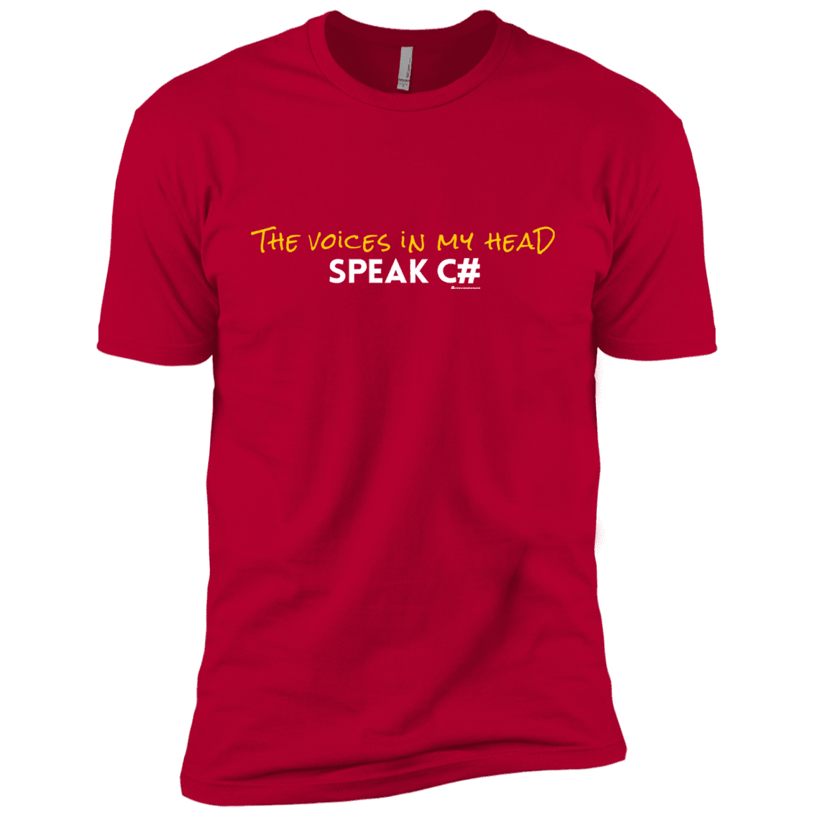 T-Shirts Red / YXS The Voices In My Head Speak C# Boys Premium T-Shirt