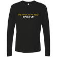 T-Shirts Black / Small The Voices In My Head Speak C# Men's Premium Long Sleeve