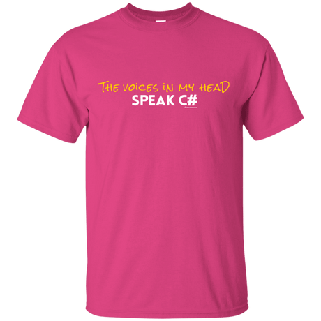 T-Shirts Heliconia / Small The Voices In My Head Speak C# T-Shirt