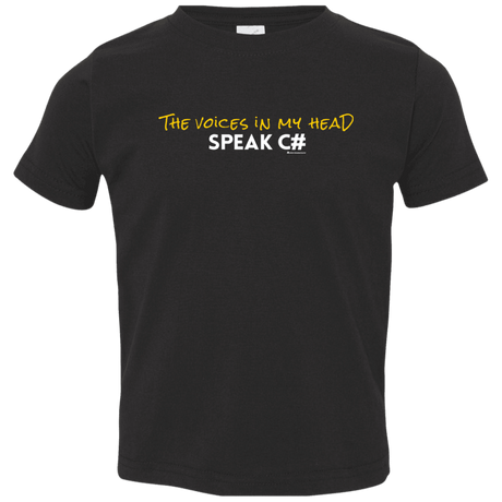 The Voices In My Head Speak C# Toddler Premium T-Shirt