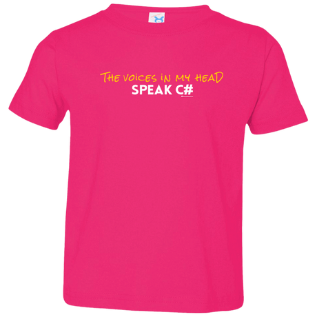 The Voices In My Head Speak C# Toddler Premium T-Shirt