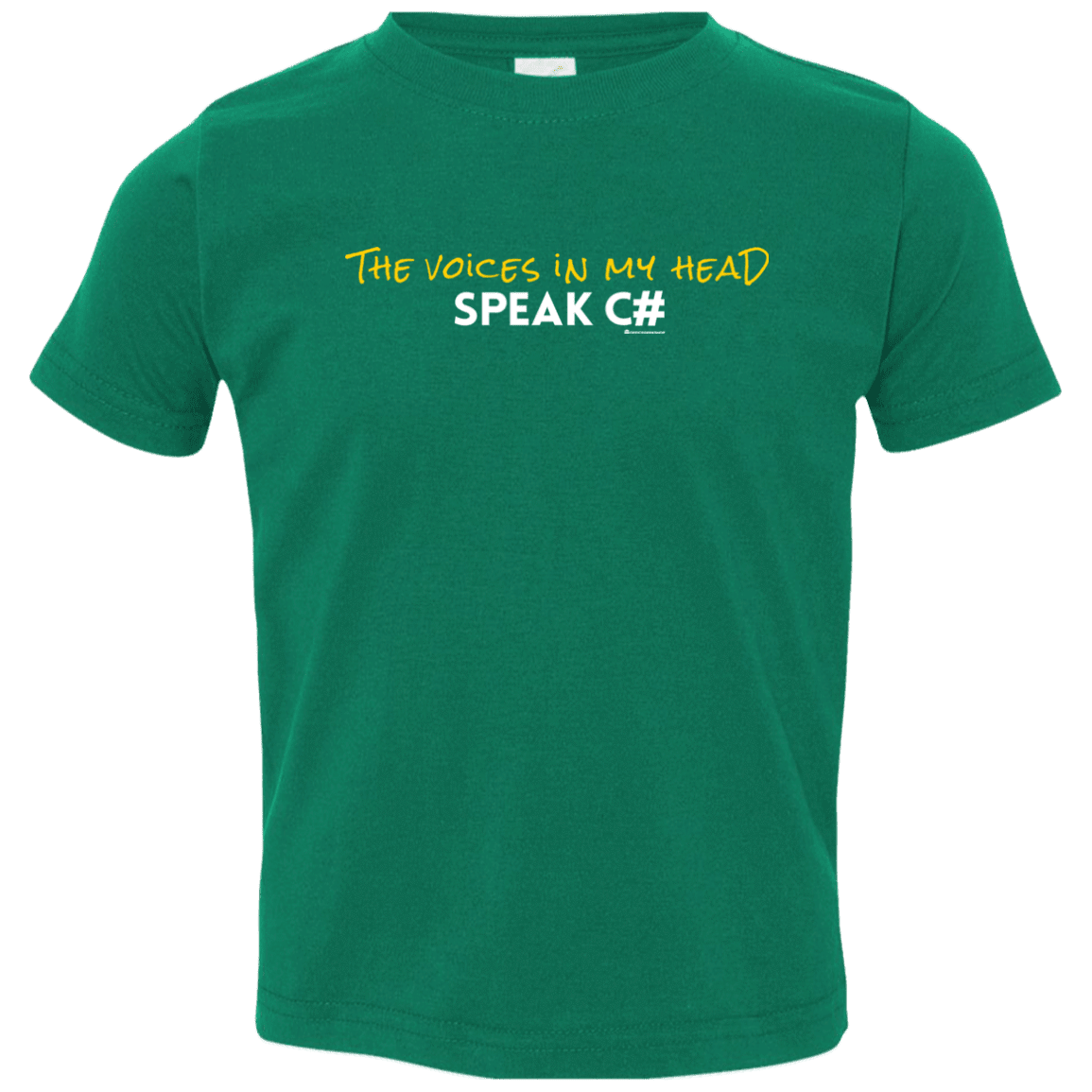 The Voices In My Head Speak C# Toddler Premium T-Shirt