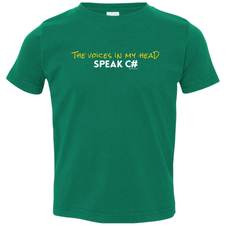 The Voices In My Head Speak C# Toddler Premium T-Shirt