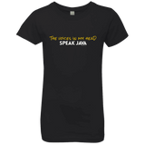 The Voices In My Head Speak Java Girls Premium T-Shirt