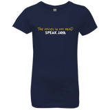 The Voices In My Head Speak Java Girls Premium T-Shirt