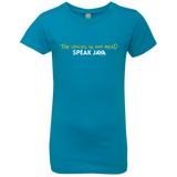 The Voices In My Head Speak Java Girls Premium T-Shirt