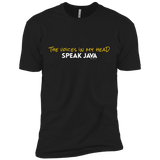 T-Shirts Black / X-Small The Voices In My Head Speak Java Men's Premium T-Shirt